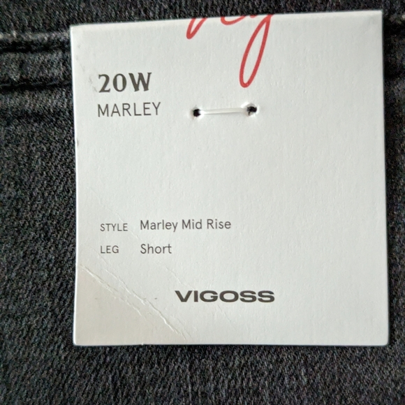 NWT Vigoss Marley Mid rise short size 20W - Picture 4 of 11